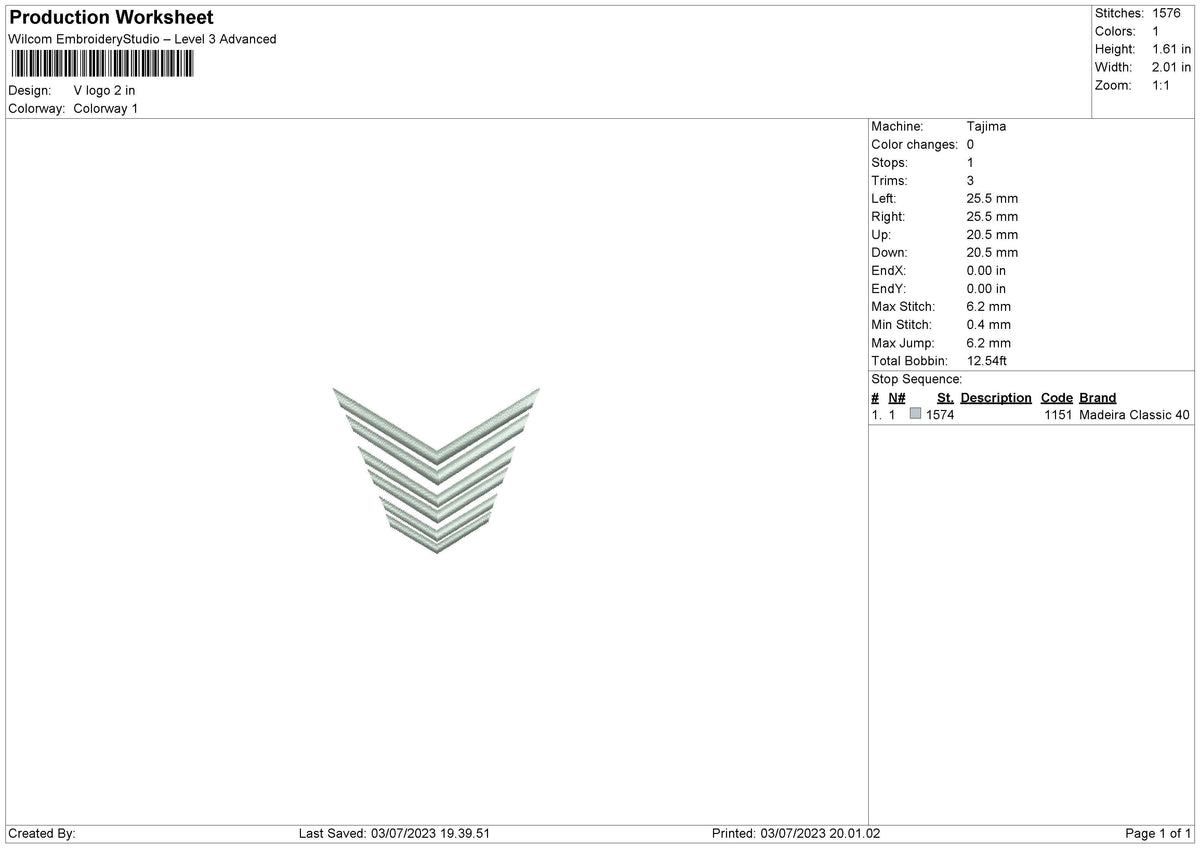 Vertex Embroidery 2 Files