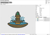 WATTER FALL Embroidery