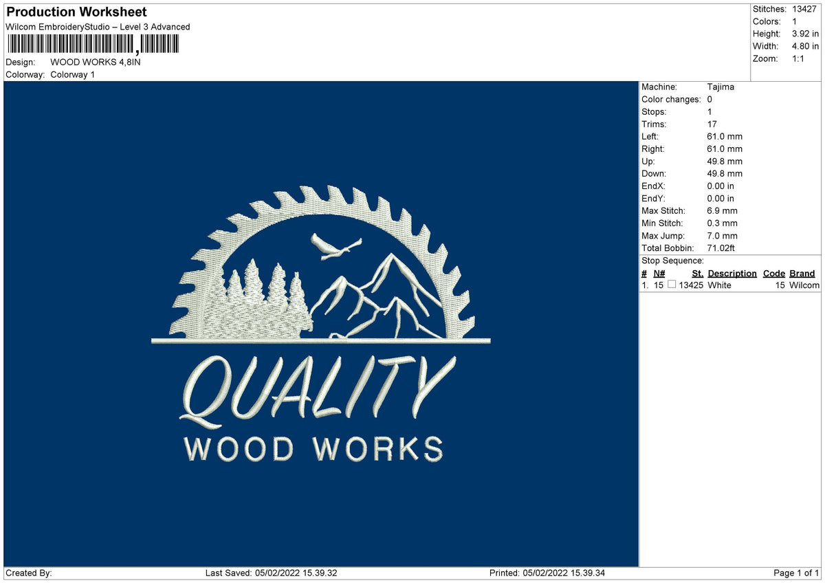 Wood Works Embroidery