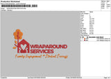 Servicestext 1910 Embroidery File 6 sizes