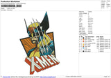 X-Men v2 Embroidery File 4 size