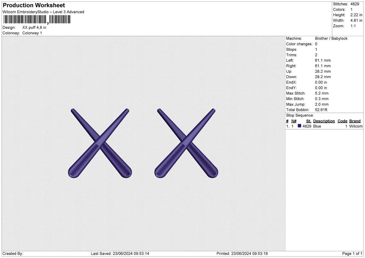 XX Puff Embroidery File 6 size