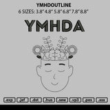 Ymhdoutline Embroidery File 6 sizes