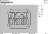 Yo Mi B V8 Embroidery File 6 sizes