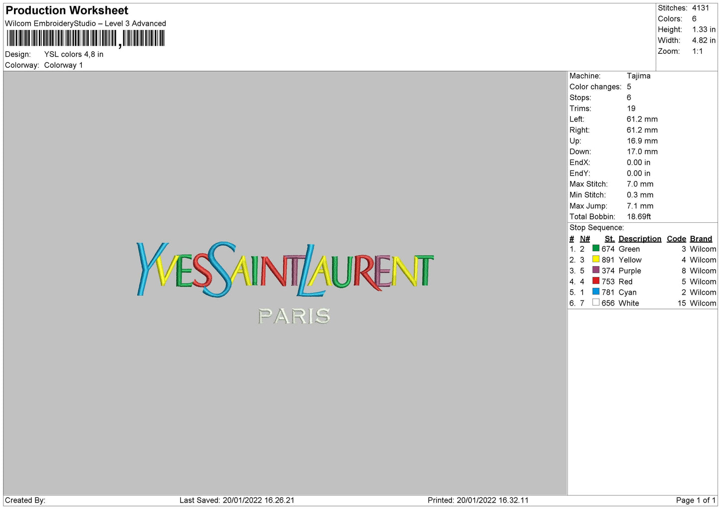YSL Colors