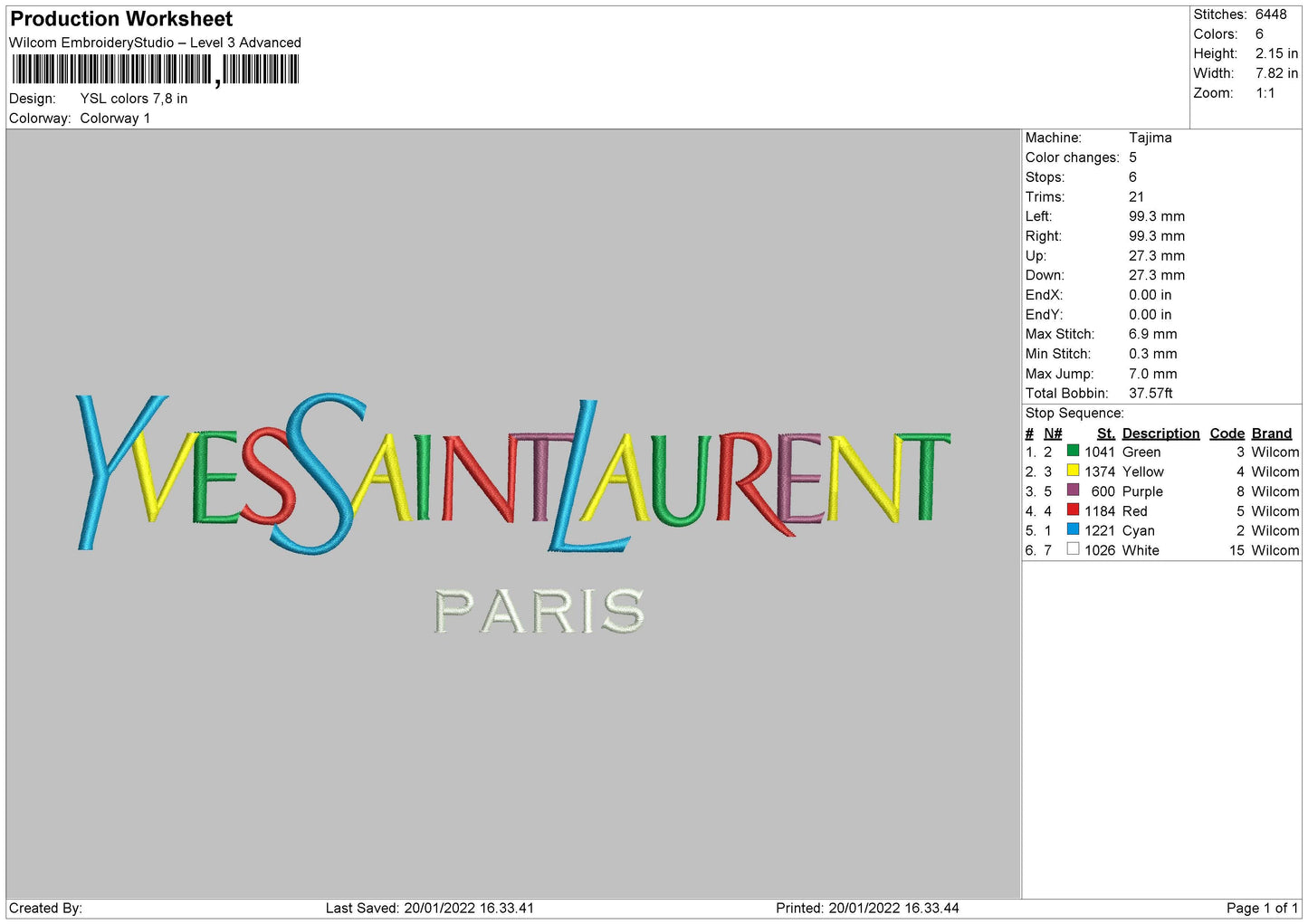 YSL Colors