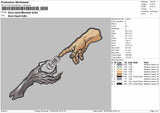 Zoro Hands Monster Embroidery File