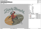 Zortytext Embroidery File 6 sizes