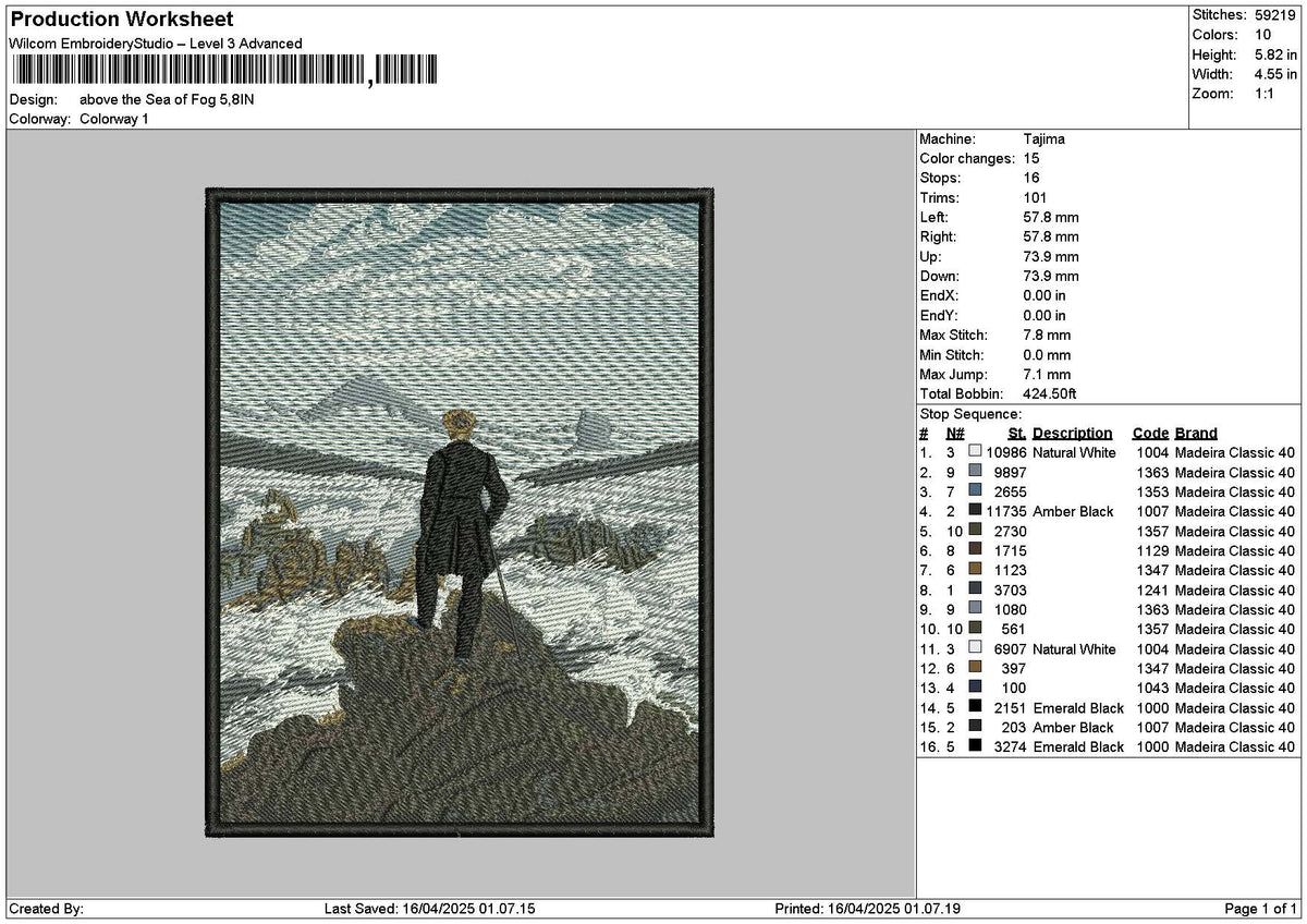 Photoembro Sea Embroidery File 6 sizes