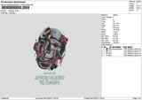 Dawntext Embroidery File 6 sizes