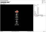 Ninjaclan Embroidery File  6 sizes