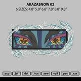 Akazasnow 02 Embroidery File 6 sizes