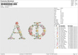 ao flowers Embroidery