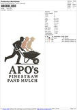 Apos Embroidery File 6 size
