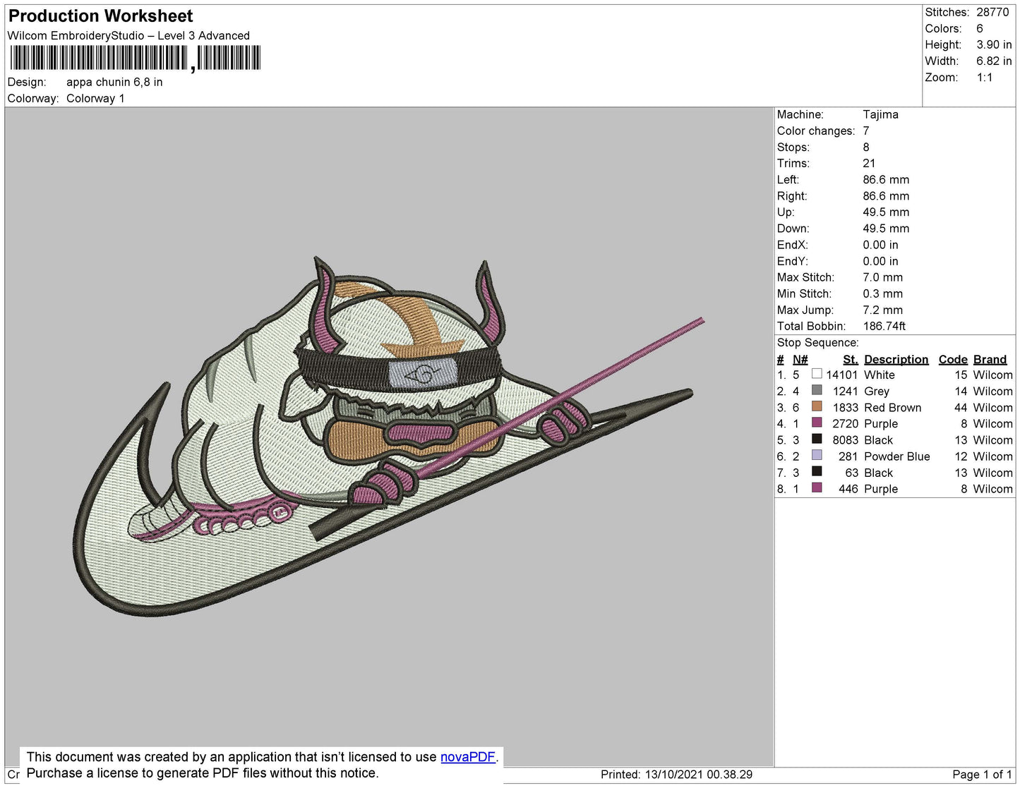 Appa Chunin Embroidery