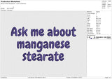Ask me Embroidery File 6 size