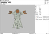 Astronaut Embroidery File 6 sizes