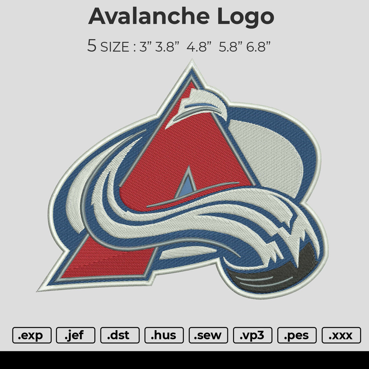 Avalanche Logo Embroidery