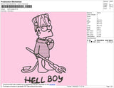 Bart Lil Peep Embroidery