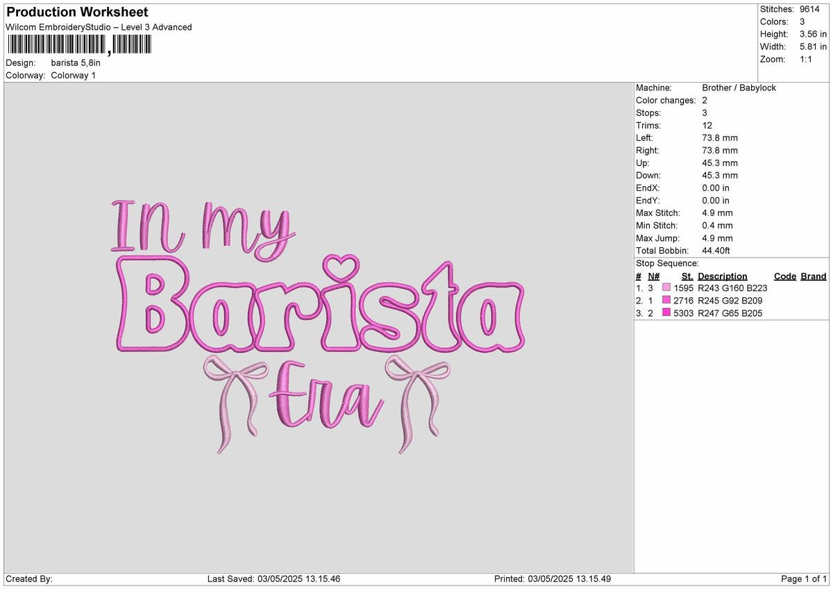 in my Barista Era Embroidery File 7 sizes