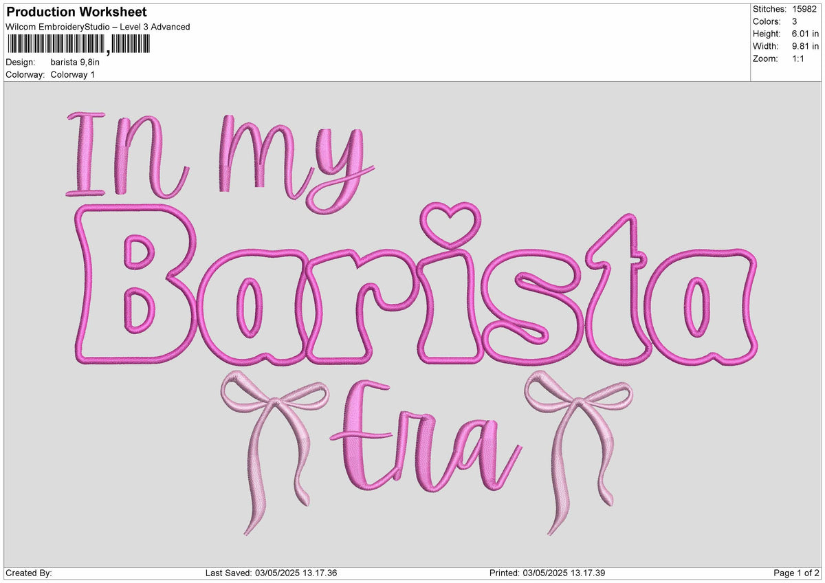 in my Barista Era Embroidery File 7 sizes