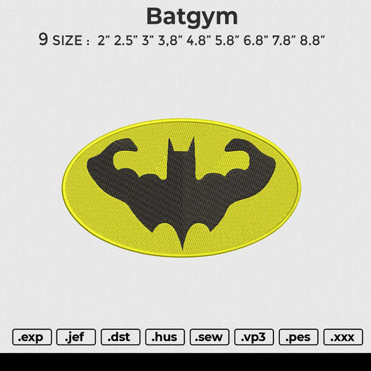 Batgym Embroidery