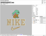 Baby Yoda X Nike Embroidery