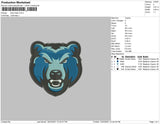 Bear Head Embroidery