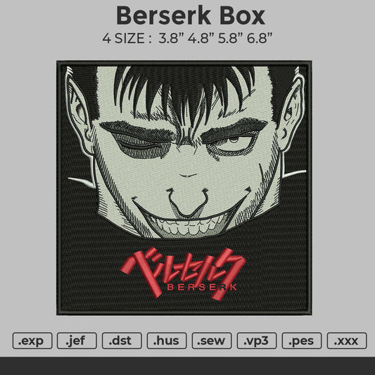 Berserk box Embroidery