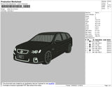 Black Car v3 embroidery