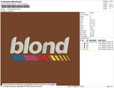 Blond Icon Embroidery