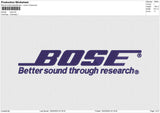 Bose Embroidery File 6 size