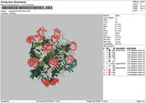 Bouquete 3011b Embroidery File 6 sizes