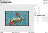 Broken Heart Embroidery File 6 size
