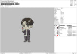 Chibi Boy 02 Embroidery File 6 sizes