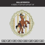 Bullseyepatch Embroidery Machine Design File 6 sizes