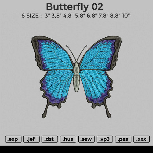 Butterfly 02 Embroidery
