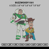 Buzzwoody1501 Embroidery File 6 sizes