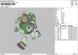 Buzz1501 Embroidery File 6 sizes