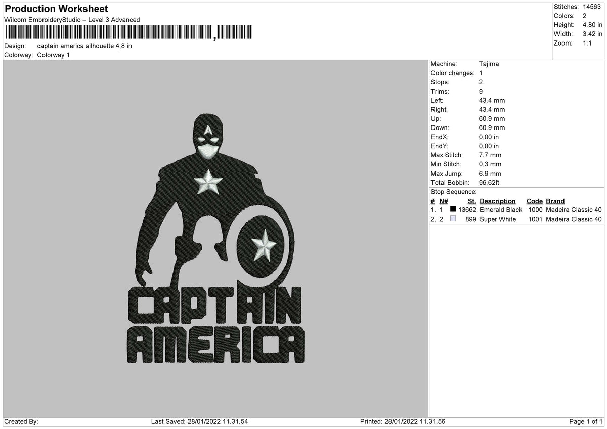 Captain America Silhouette