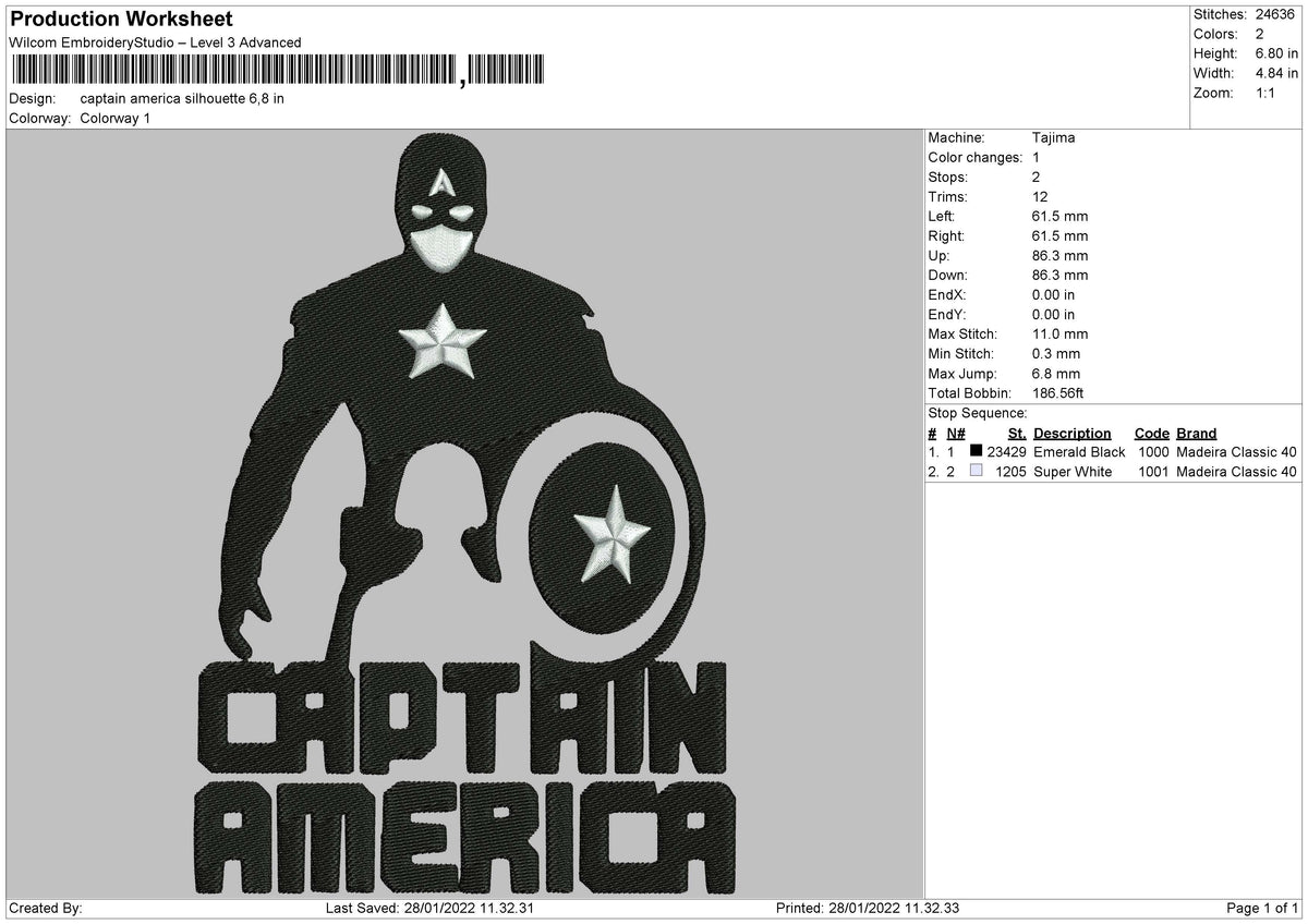 Captain America Silhouette