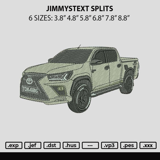 Car 0111 Embroidery File 6 sizes