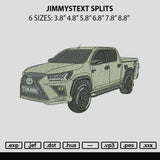 Car 0111 Embroidery File 6 sizes