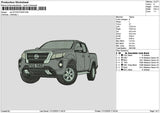 Car 0212 Embroidery File 6 sizes