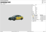 Car 0512 Embroidery File 6 sizes