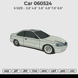 Car 060524 Embroidery File 6 size