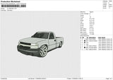 Car 090424b Embroidery File 6 size