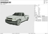 Car 090424b Embroidery File 6 size