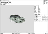 Car 1911b Embroidery File 6 sizes