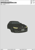 Car 2002a Embroidery File 6 sizes